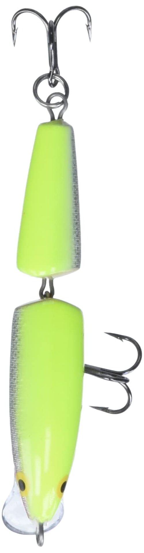 Rapala Jointed 07 Fishing lure, 2.75-Inch, Silver Fluorescent Chartreuse