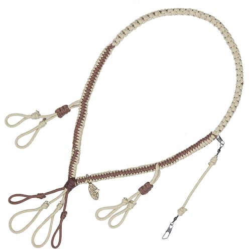 Hunting Lanyard for Calls and Dog Whistle - Paracord with 8 Loops