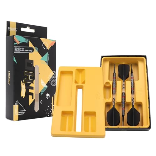 CUESOUL Jiho 20g Soft Tip Tungsten Darts Set with All-in-One Flight - S1 Variant