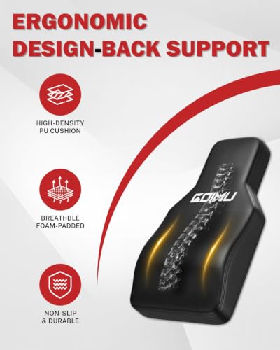 Red 3-in-1 Leg Press Hack Squat Machine with Back Support Cushion