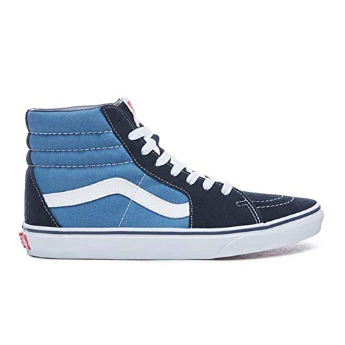 Vans Unisex UA Sk8-Hi Top Sneakers Navy White 13.5 Women / 12 Men