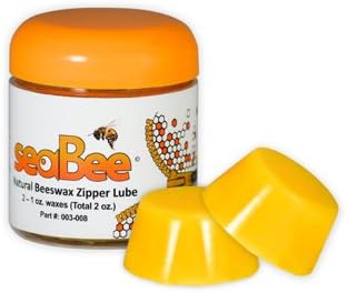 Seabee Zipper LUBE - All-Natural Beeswax Lubricant for Smooth Zipper Functionality