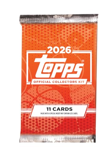 2026 Topps MLB & NBA Collector Kit with Cards Sleeves & Packs