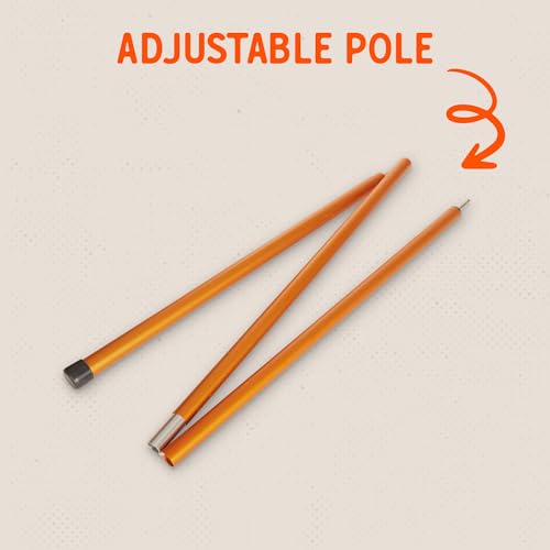 Kelty Adjustable Hiking Pole 80-99 Inches Lightweight Aluminum Trekking Stick