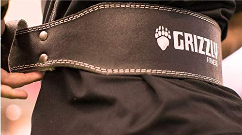 Grizzly Fitness 4-Inch Padded Enforcer Training Belt, Medium