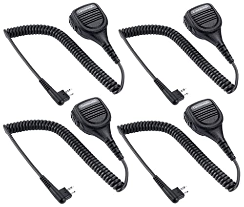 Speaker Microphone for Motorola Radios R2 CP100D CP200D 4 Pack