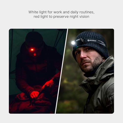 OLIGHT Perun 3 Mini Rechargeable Headlamp Black | 1250 Lumens Waterproof