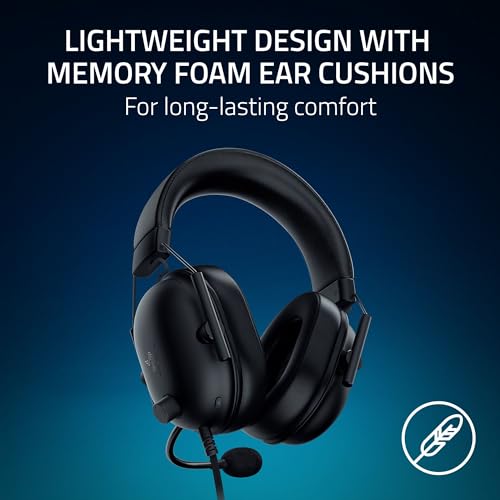 Razer BlackShark V2 X Wired Gaming Headset for PlayStation, Black, 3.5mm