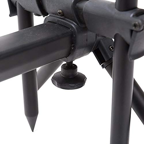 Croch Aluminium Fishing Rod Pod - Goal Post Style, Adjustable & Lightweight for Carp Fishing