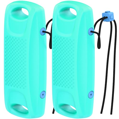 2 Pack 22 Inch Boat Fenders for Docking - EVA Impact Bumpers with Locking Rope, Ideal for Yachts, Pontoon, Jet Ski, PWC, Grey/Black/Blue