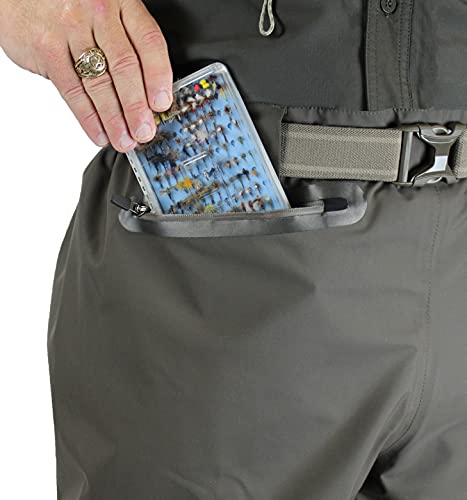 Large Elk Waist High Breathable Wader Pant for Fishing - Paramount Outdoors Fast Eddy