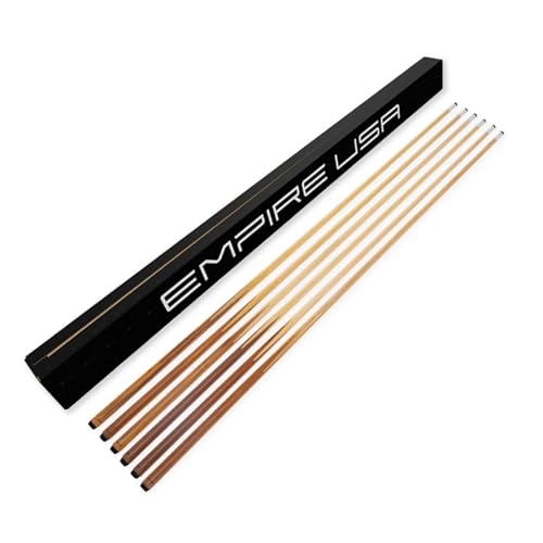 Empire USA 57" One-Piece Hardwood Billiard Pool Cue Stick - Wood Variant