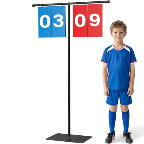 60-Inch Large Waterproof Scoreboard with Adjustable Stand for Sports & Lawn Games