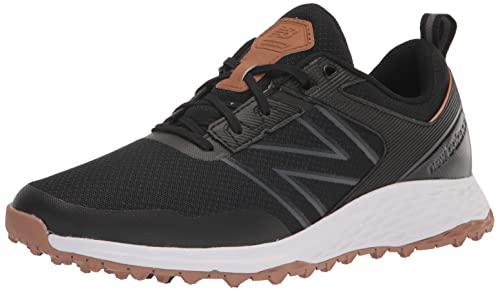 New Balance Men's Fresh Foam Contend Golf Shoes Black/Gum Size 12