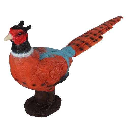 M.SJUMPPER ARCHERY Pheasant 3D Target with Dual-Side Score Rings & Ground Stakes