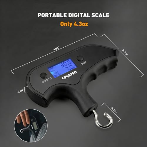 LWANO Digital Bow Scale 110lbs/50kg for Archery & Bow Tuning