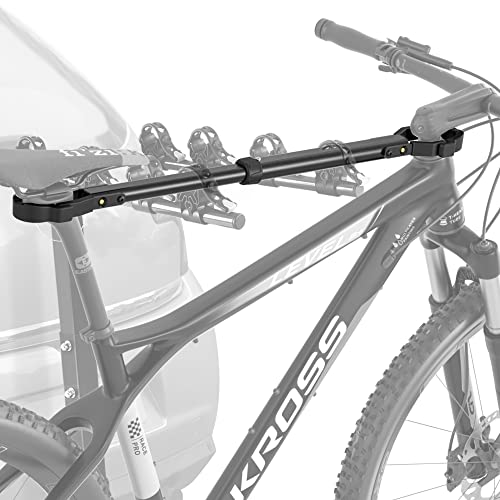 Bike Crossbar Adapter for Bike Rack 70lbs - 2 Pack Adjustable Top Tube