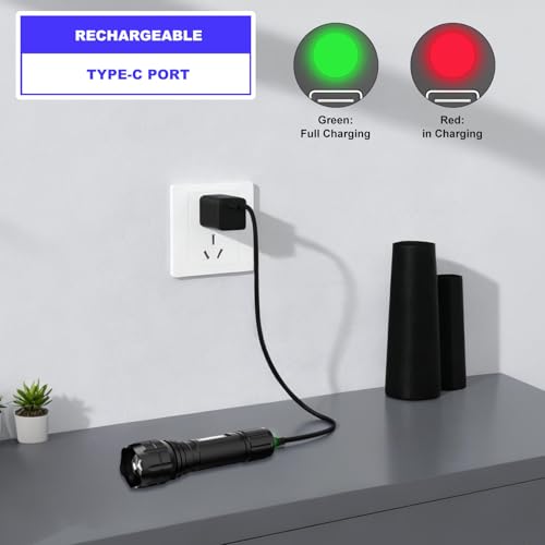 UV Flashlight 365nm Black Light for Pet Urine Detection & Leak Inspection