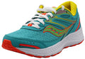 Saucony Women's Cohesion 13 Running Shoe - Teal/Slime, Size 8.5