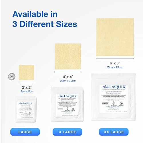 High Performance 4x4 Hemostatic Gauze Pack of 10 - Military-Grade Wound Dressing