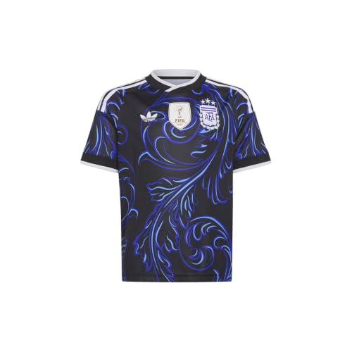 Adidas Kids Argentina 26 Away Jersey - Large Black Blue Burst Unisex Soccer Top