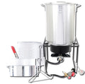 King Kooker Propane Fry Boil Package with 2 Aluminum Pots - Outdoor Cooking Set