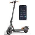 Electric Scooter for Adults with Suspension - Black & Orange, 8.5/10in Tires, 15MPH, 19 Miles Range, Foldable Commuter E-Scooter