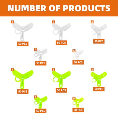 Fishing Hook Covers 500 Pcs Treble Hook Protectors Anti-Tangle Sharp Hook Caps