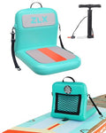 Turquoise ZLX Portable Inflatable Paddle Board Seat with Back Support & Air Pump