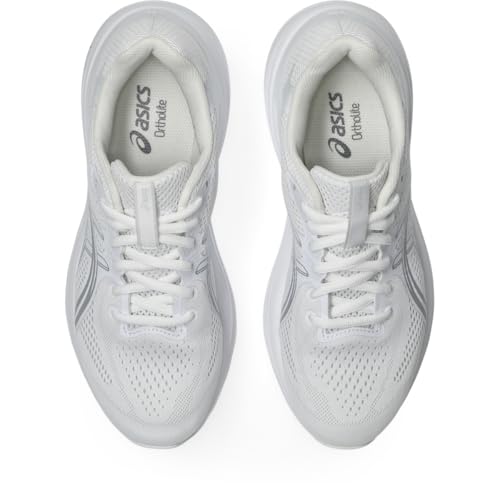 ASICS Women's Gel-Contend 10 Running Shoes - White & Concrete, Size 8