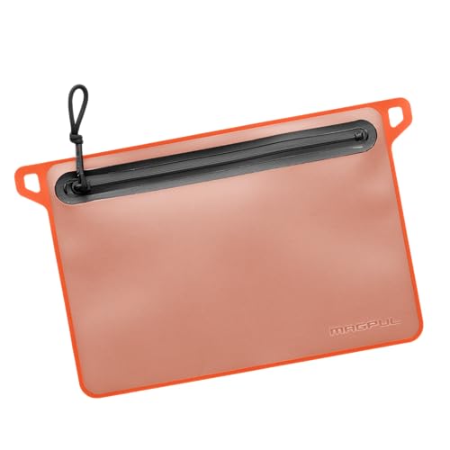 Magpul DAKA Waterproof Window Pouch Zippered Tactical Range Bag Large Orange