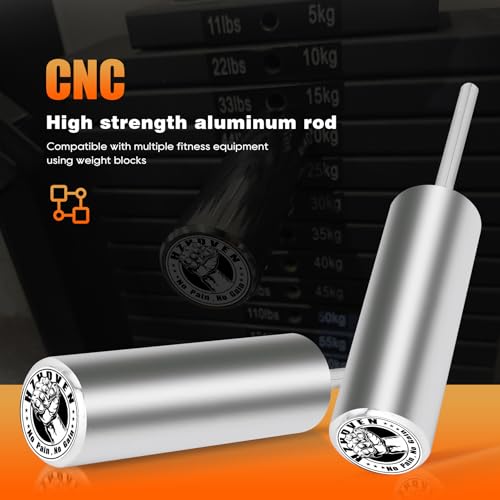 10 mm Diameter, 6-Inch Weight Stack Pin Extender for Gym Cable Machines