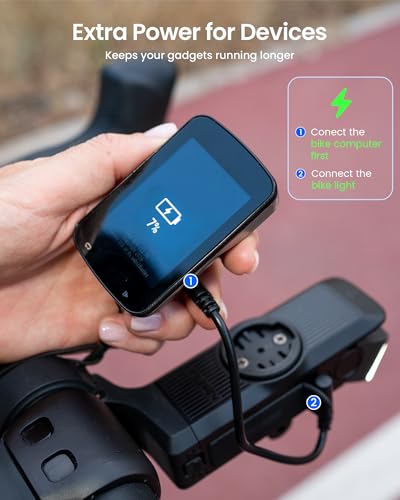 RAVEMEN FR1000 Bike Light with 1000 Lumens, Adjustable Headlight & Handlebar Mount