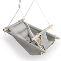 Gray Indoor Outdoor Baby Swing for Toddler & Baby Grow-Up Seat - Safety & Comfort
