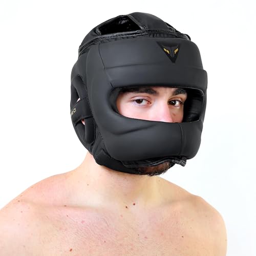 Boxing Headgear MMA Kickboxing Taekwondo Karate Training Helmet One Size