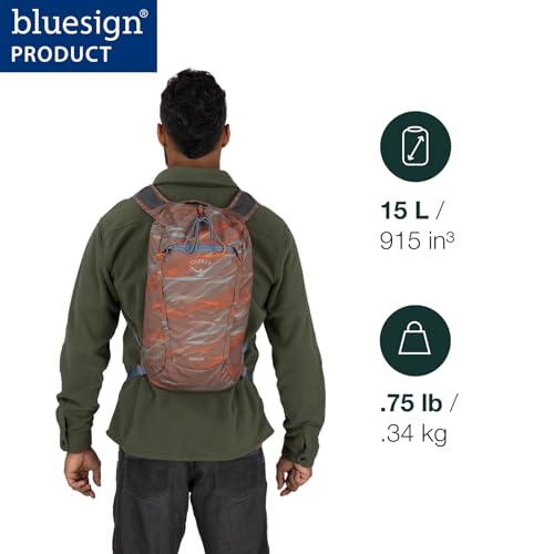 Seaweed Green Osprey Daylite Cinch Backpack - Amazon Exclusive, Lightweight, Hydration Compatible