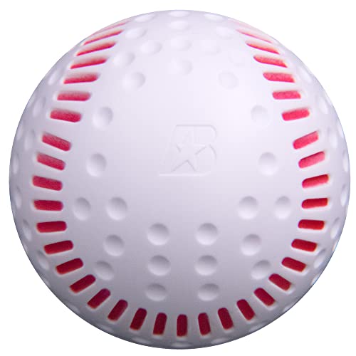 Baden 12-Pack Dimpled Baseballs for Pitching Machines & Training