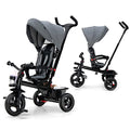 Baby Joy 5-in-1 Baby Tricycle for Kids 18 Months to 5 Years - Grey