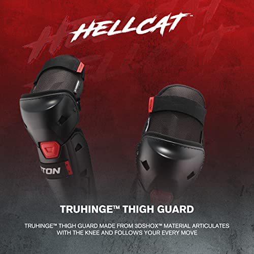 Easton Hellcat Slowpitch Softball Leg Guards L/XL 16.5" Black - Pitcher & Fielder