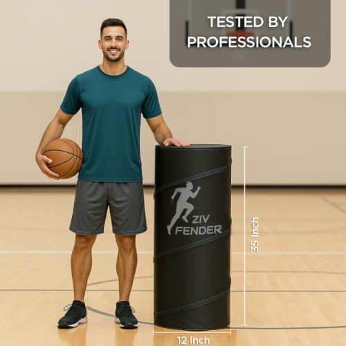 ZivPlay 4-Pack Pop Up Soccer & Basketball Defender Dummy for Defense Training & Drills