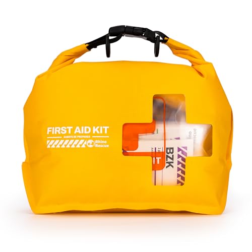 RHINO RESCUE Waterproof Boat First Aid Kit with Dry Bag - Yellow