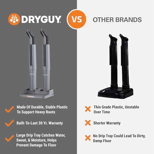 DryGuy Shoe Boot Garment & Gear Electric Dryer - 2 Ports Silent Heat