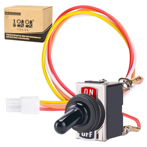 Golf Cart Run/Tow Switch with Connecting Wires for EZGO TXT DCS PDS 1994+ Replacement