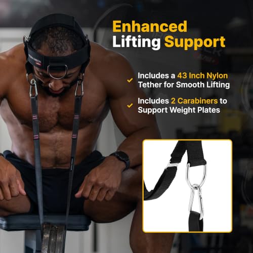 Iron Neck Alpha Plus Black Neck Trainer – Advanced Neck Exercise Equipment