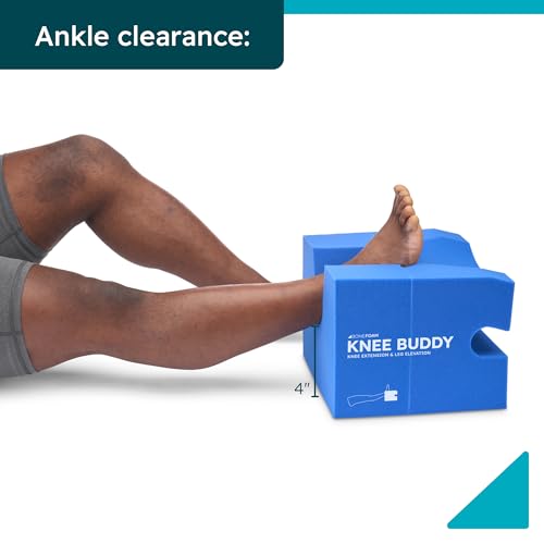 BoneFoam Knee Extension & Elevation Pillow for Post-Surgery Recovery