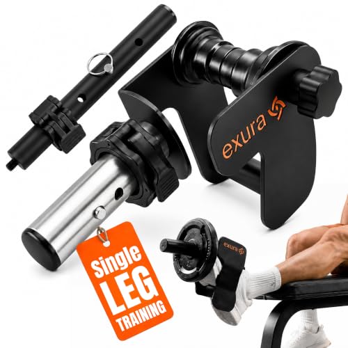 EXURA Single Leg Tibialis Trainer - Adjustable Foot Plate for Ankle & Knee Strengthening
