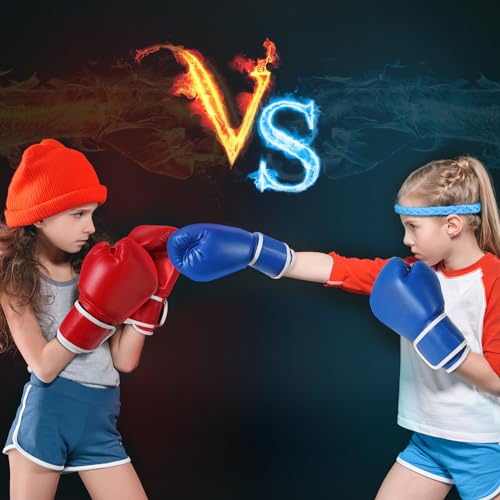 Kids Boxing Gloves for Boys Girls Youth Age 5-12 Pink No Pattern