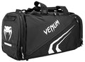 Venum Trainer Lite Evo Sports Bag - Black White, Large Main Compartments