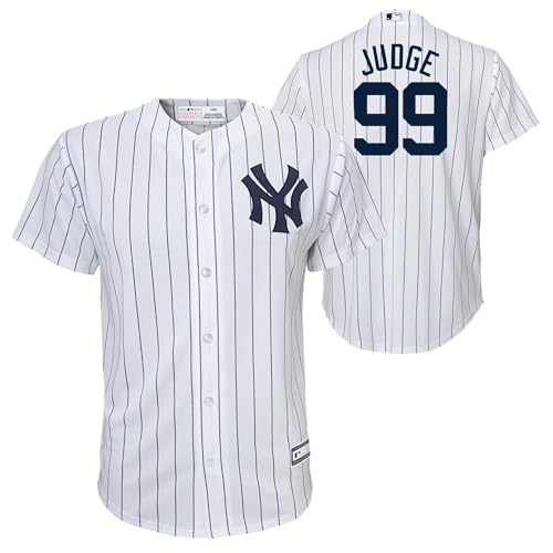 Aaron Judge Yankees Kids MLB White Home Player Jersey 5-6 Size