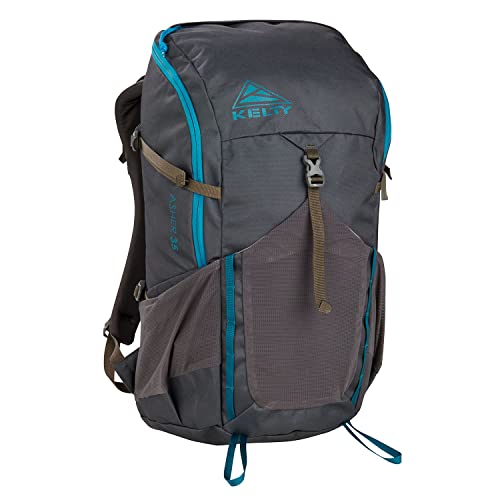 Kelty Asher 35L Beluga Stormy Blue Lightweight Hiking Backpack with Internal Frame